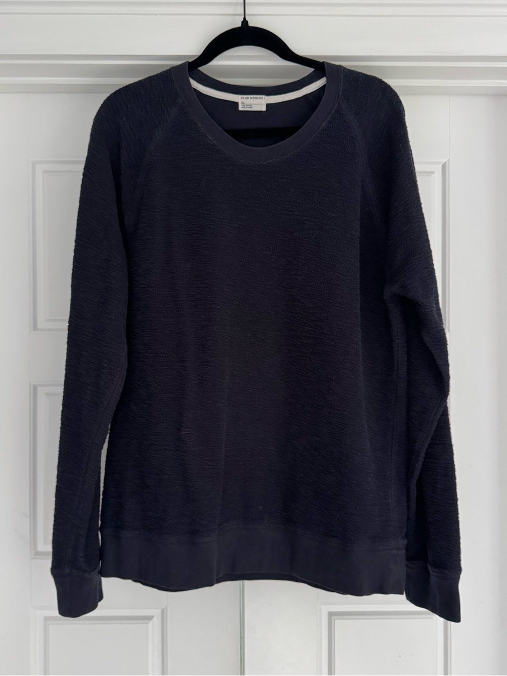 Club Monaco Men’s Long Sleeve Crew Neck Casual Sweater - XL